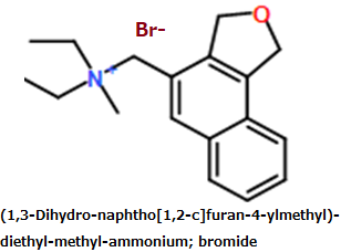 CAS#(1,3-Dihydro-naphtho[1,2-c]furan-4-ylmethyl)-diethyl-methyl-ammonium; bromide